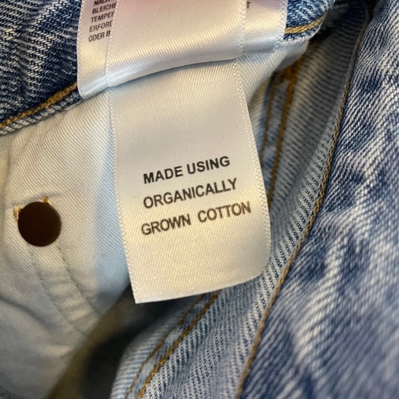 AGOLDE Ripley High Rise Straight Leg Ankle Jeans in Riptide Size 25 Button Fly - Picture 12 of 12